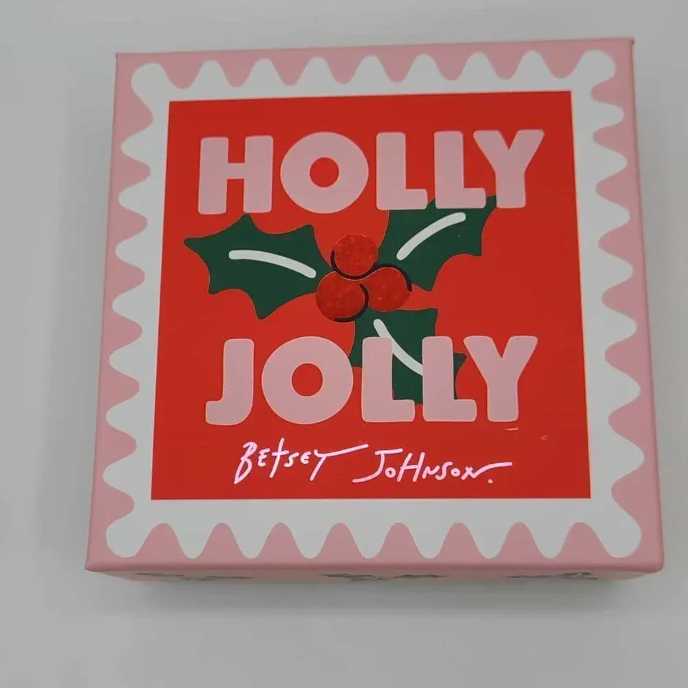 Betsey Johnson Holiday Present Bow Hinged Bangle NWT! NIB! CHRISTMAS